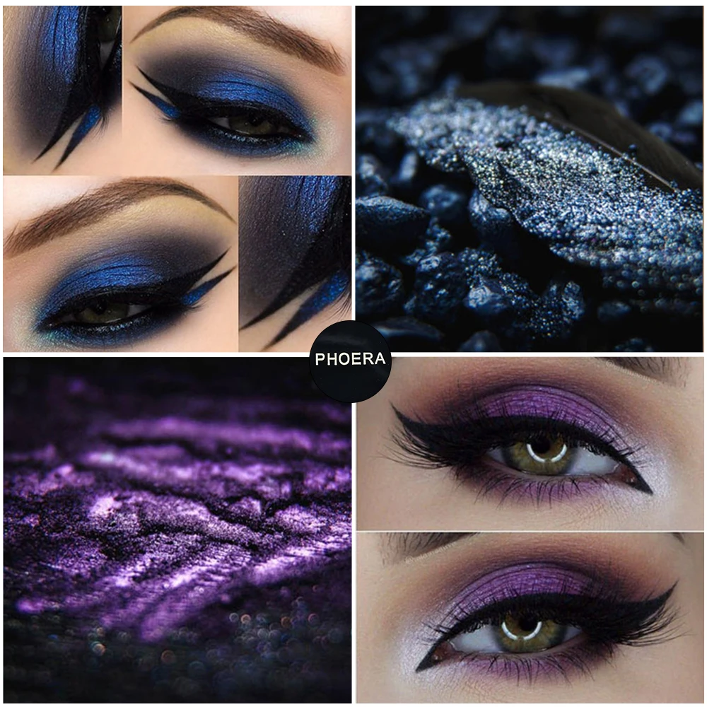1 шт. тени для век PHOERA блестящие монохромные долговечные TSLM2| |