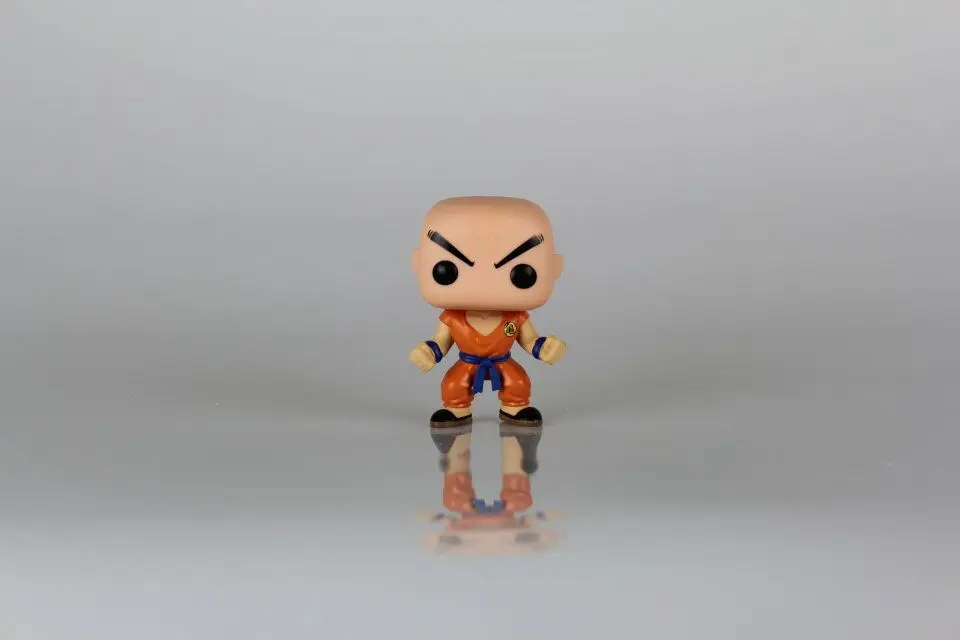 Игрушка "Dragon Ball" Son Goku фигурку Аниме Драконий жемчуг супер Вегета модель куклы ПВХ Коллекция игрушек для детей рождественские подарки - Цвет: Krillin no box