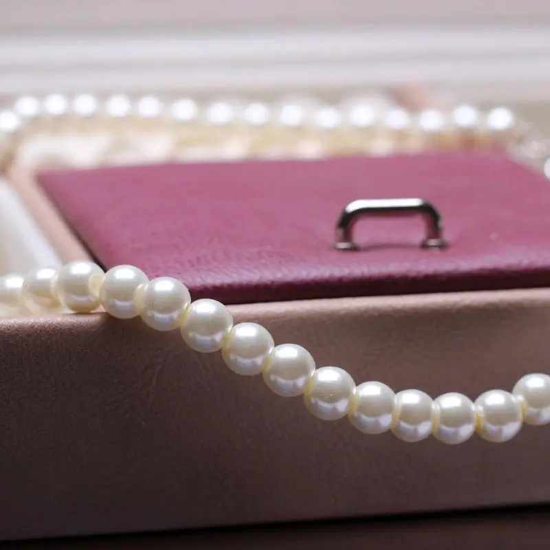 Жемчужное ожерелье GFS Дамы Простой Имитация элегантный жемчуг мяч цепи #1781880|ball