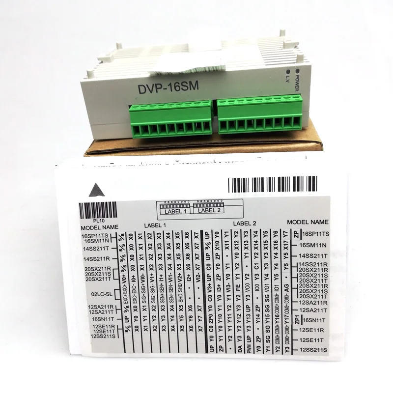 Оригинальный Delta DVP16SM11N DVP16SN11T SS Серия 16 точечный модуль расширения|Драйвер