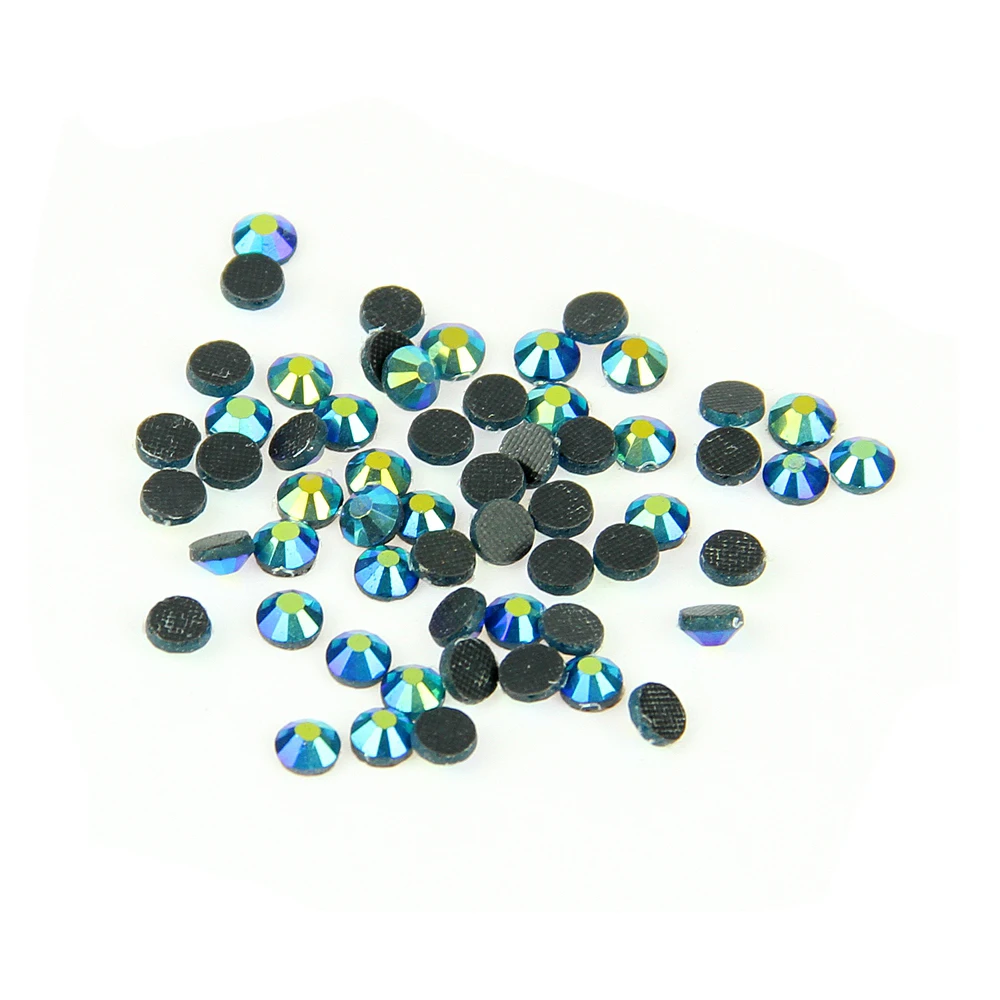 

Zircon Blue AB SS30 Rhinestones 40Gross Hot Fix Rhinestones Strass Flatback Hotfix Crystal Stone For clothing,Bridal Shoes