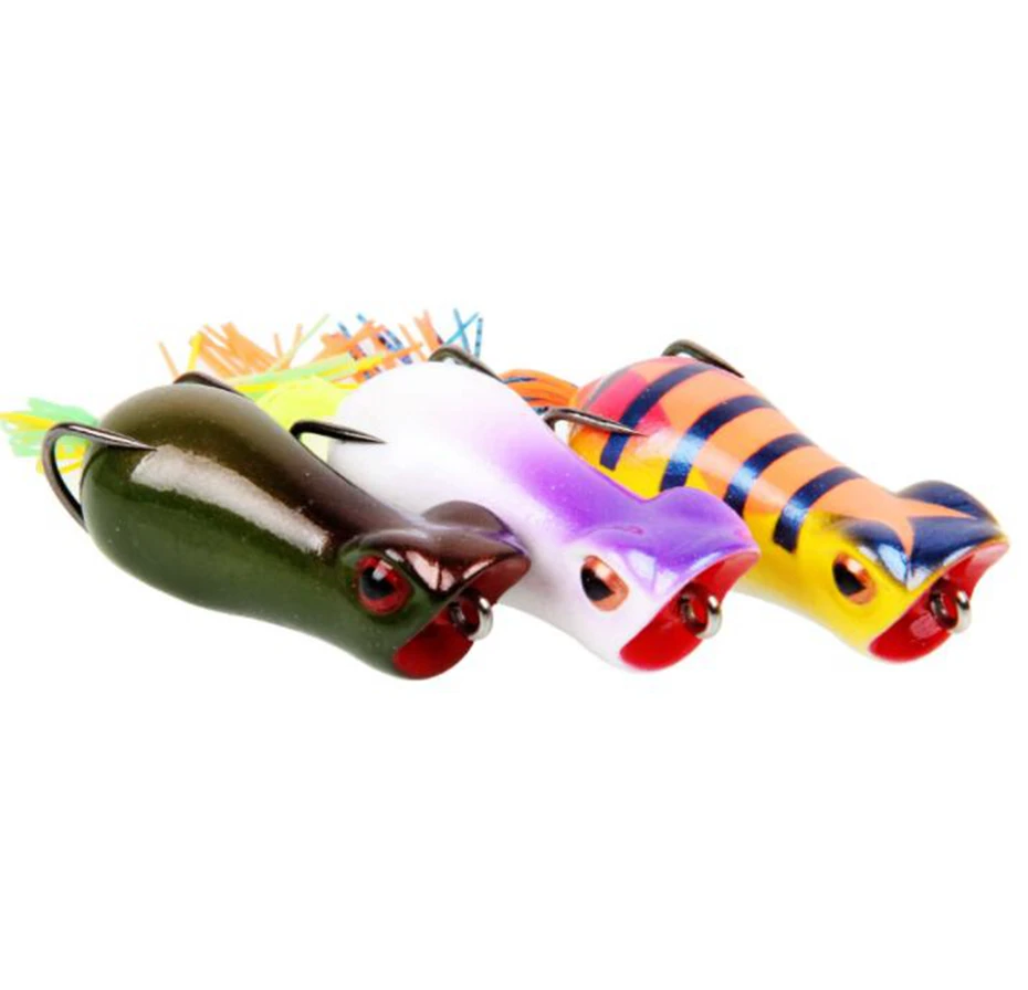 YINGTOUMAN 2Pcs/Lot Wave-climbing Frog Black fish Special Kill Bait Hitting Water Shape Lure Bite Resistance | Спорт и развлечения