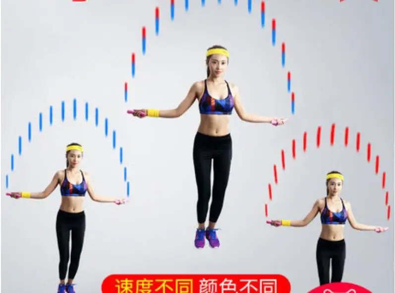 Скакалка со светодиодный Ной подсветкой Регулируемая для тела|light jump rope|skipping ropejump