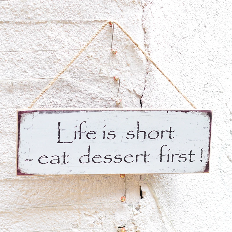 Американские ретро деревянные настенные Подвески декоративные Кофейня Декор