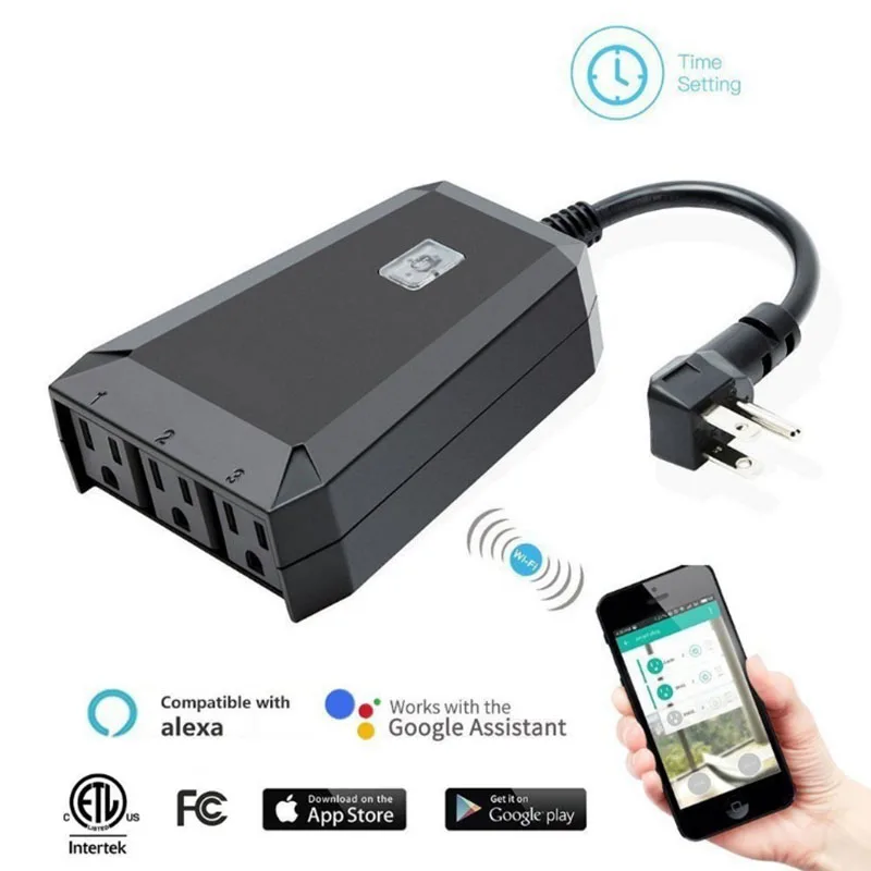 Новинка 2019 умная розетка с Wi Fi на открытом воздухе беспроводной переключатель