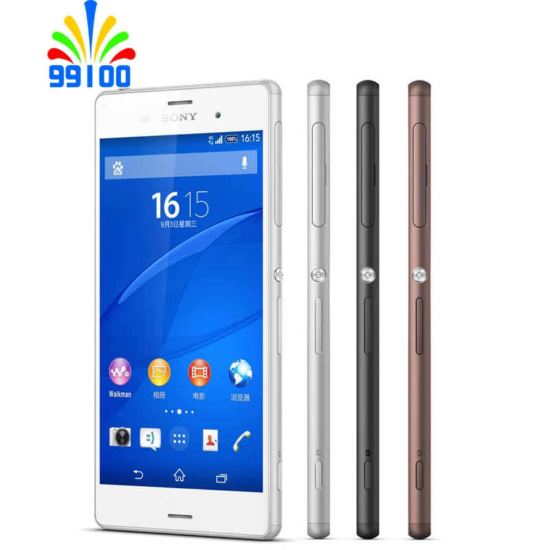Восстановленный разблокированный Оригинальный сотовый телефон Sony Xperia Z3 D6603 5 2