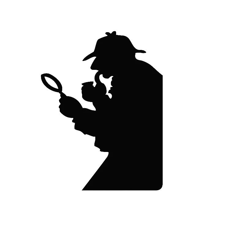 Наклейки для автомобиля с детективными персонажами Виниловые декора высокое