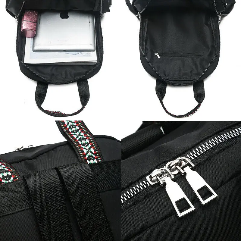 Модная женская сумка из ткани Оксфорд дорожный школьный ранец для женщин на