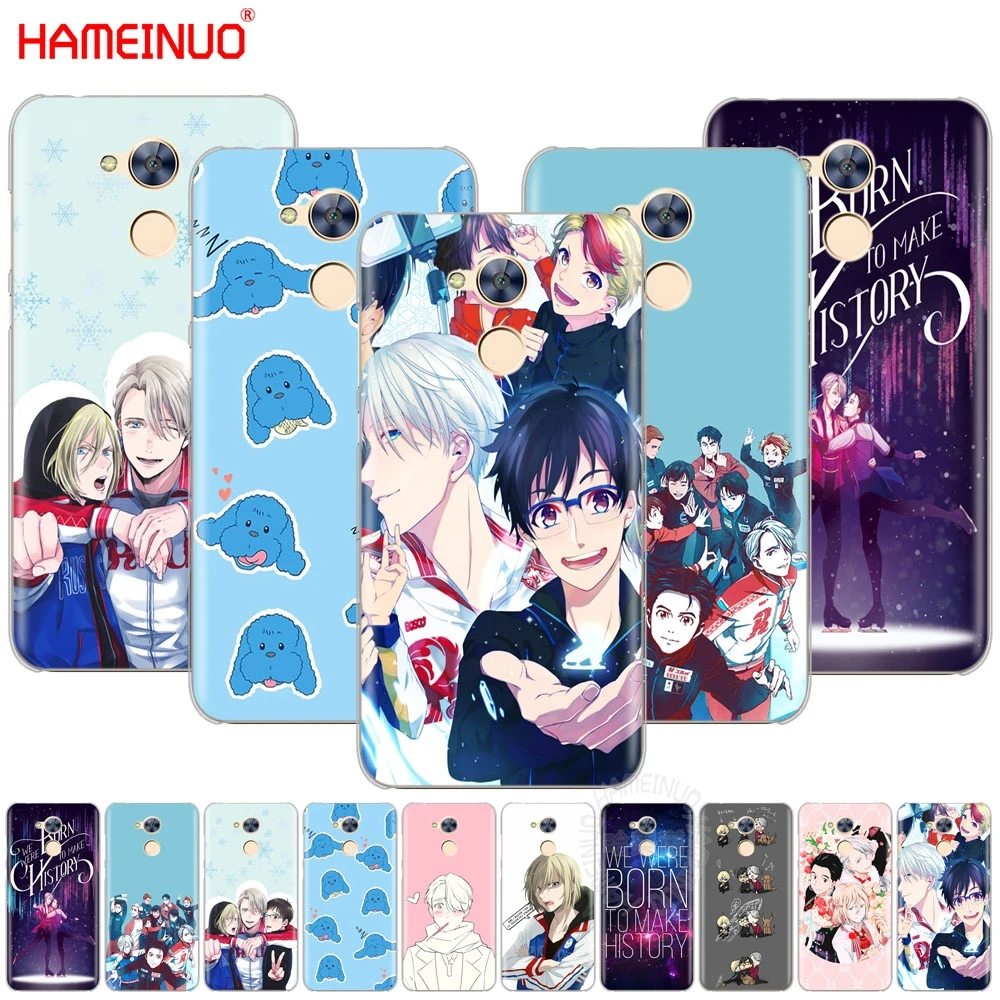 HAMEINUO yuri on ледяная история чехол для Huawei Honor V10 4A 5A 6A 6C 6X 7X 8 9 NOVA PLUS LITE|Бамперы| |