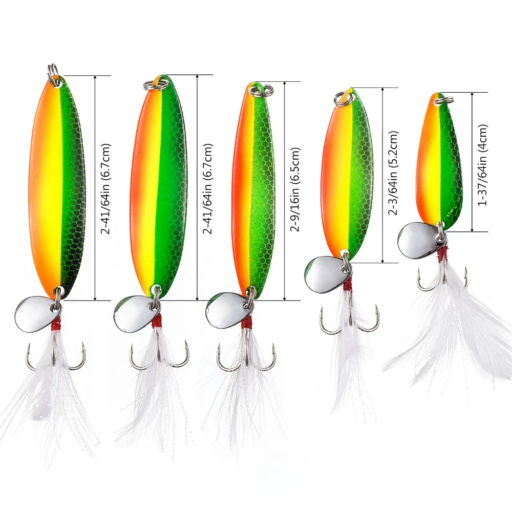 Bassdash металлические рыболовные ложки соленой воды Твердые блесны литья тонущие