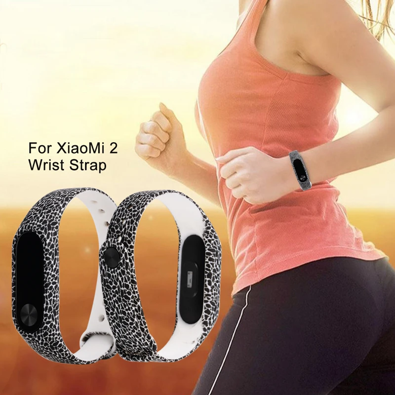 YUEDAER сексуальный леопардовый ремешок браслет для Xiaomi mi Band 2 силиконовый спортивный браслет мягкий ремешок на запястье для mi band 2 аксессуары