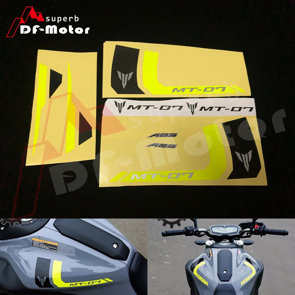 Светоотражающие наклейки для YAMAHA MT 07 MT07 стикеры в полоску цвет