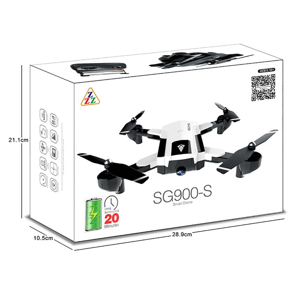 Профессиональный GPS Дроны с WIFI FPV 1080P 720P HD камера SG900S 20minis Flying Follow Me Hold складной RC