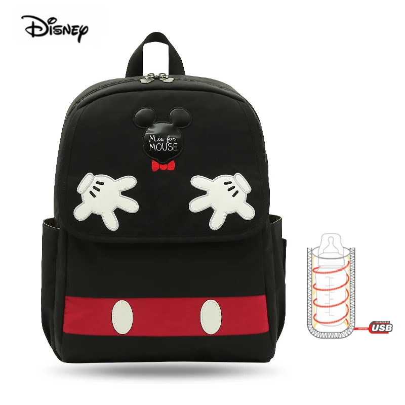 

Disney Mickey Mommy Diaper Backpack Multifunction Fashion Shoulder Large Capacity Baby Care Bag Travel Backpack