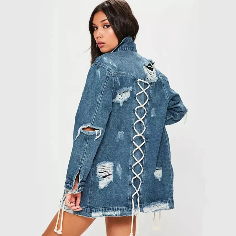 Для женщин модная джинсовая куртка 2018 Винтаж Harajuku Oversize повседневное свободные