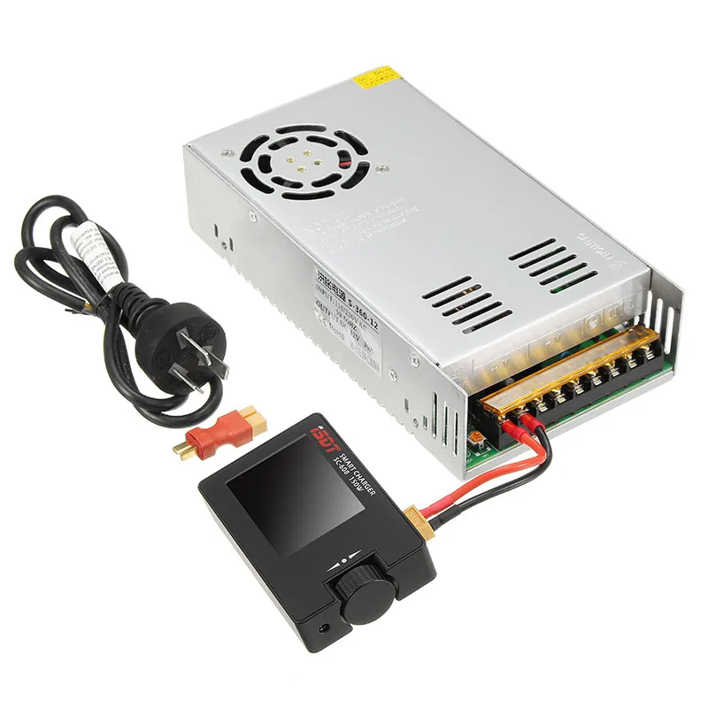 High Quality Original 12V 30A 360W Power Supply With Charging Cable For ISDT SC-608 Q6 Plus Charger Charing | Игрушки и хобби