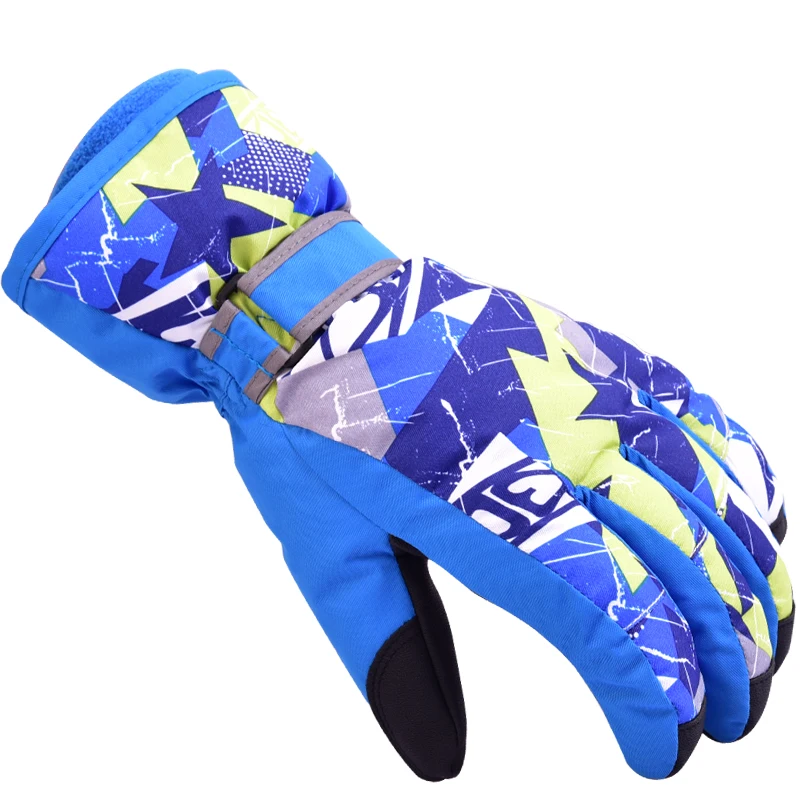 Детские зимние теплые лыжные перчатки для мальчиков и девочек спортивные