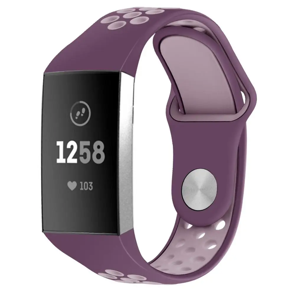 5 Силиконовый спортивный ремешок для Fitbit Charge 3 сменный ремешок браслет для Fitbit Charge 3 Correa Fitbit Watch 61003 - Цвет ремешка: 5