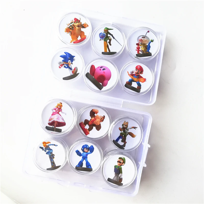 

Fast Shipping Full Set 20Pcs Mario Kart 8 For Amxxbo Game Card Collection Coin Ntag215 Sticker Tag NFC Printed NS Switch WiiU