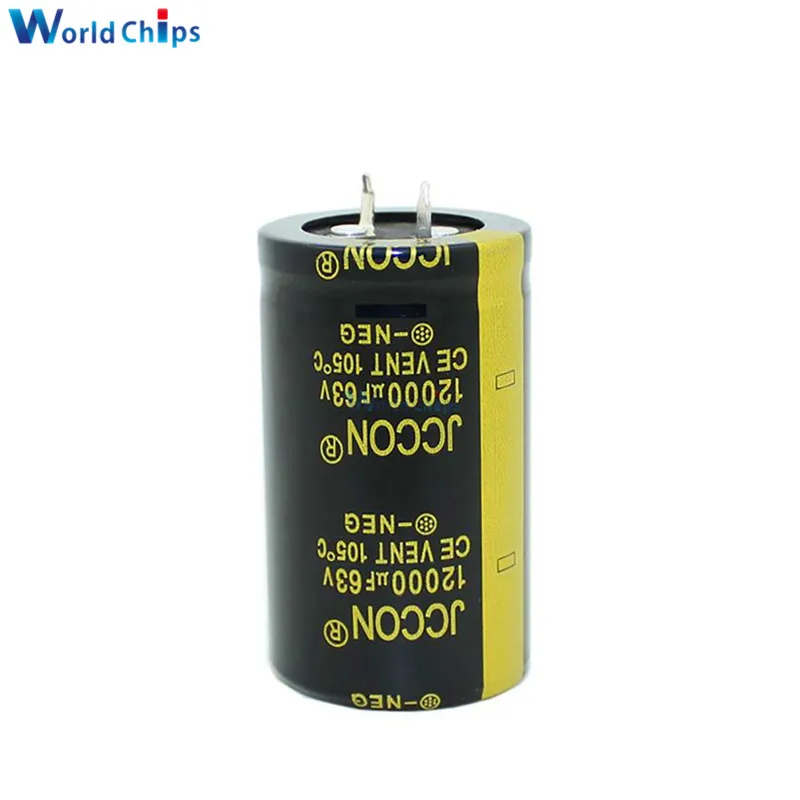Diymore алюминиевый электролитический конденсатор 63V 12000 мкФ 30X50mm Высокочастотный