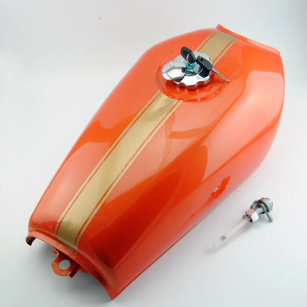 Мотоцикл Винтаж 9 литров кафе гонщик Бензобак универсальный для HONDA CG125 CG125S CG250