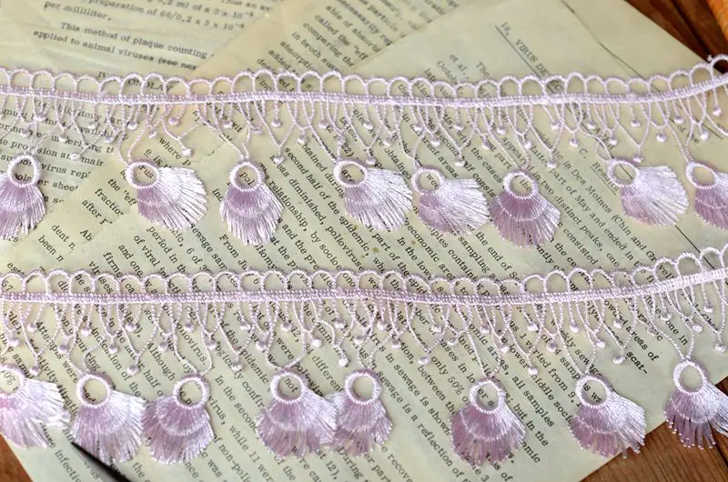 2017 Горячая Распродажа кружевные аксессуары мелкая Водорастворимая фиолетовая