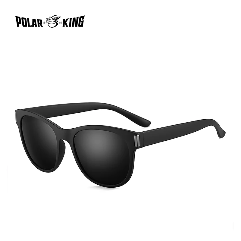 POLARKING Марка мужская Мода Овальные Поляризованные Солнцезащитные Очки cuculos de sol Черные Солнечные Очки Для Пластика Мужчины Путешествия Вождения Очки