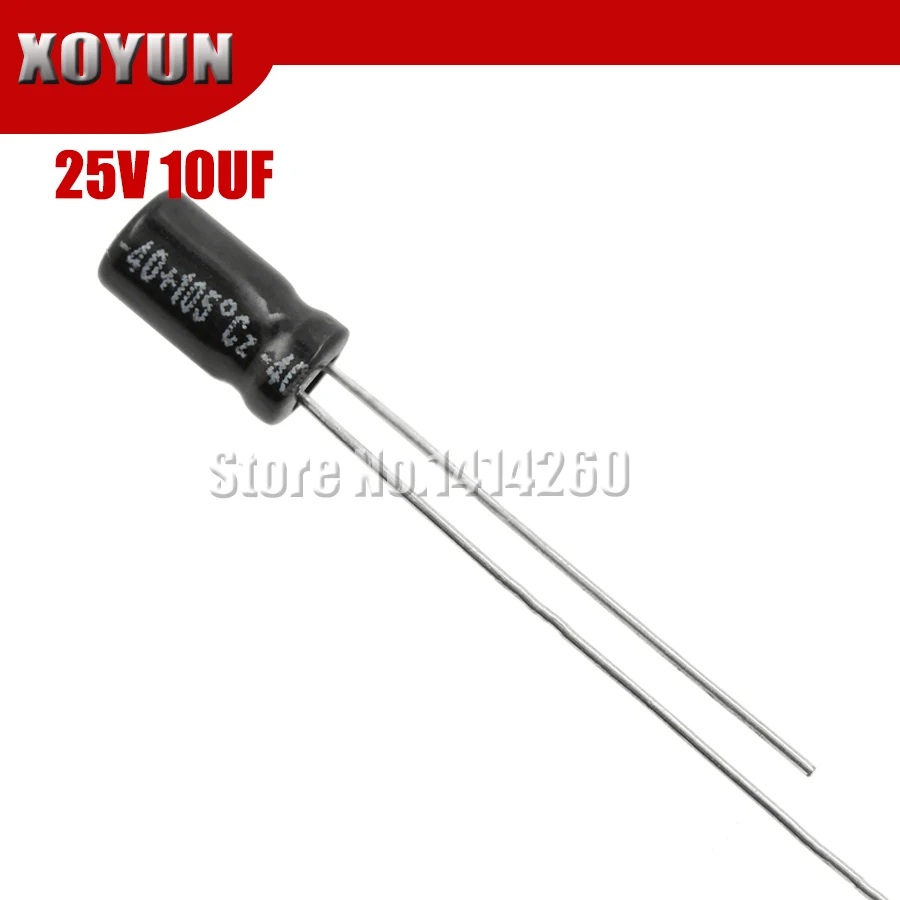 50 шт. высокое качество 25V10UF 4*7 мм 10 мкФ 25В электролитический