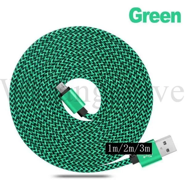 Высокая скорость micro v8 тканевый usb кабель с нейлоновой оплеткой usb кабель наборы аксессуаров для blackberry для htc для samsung s6 s7