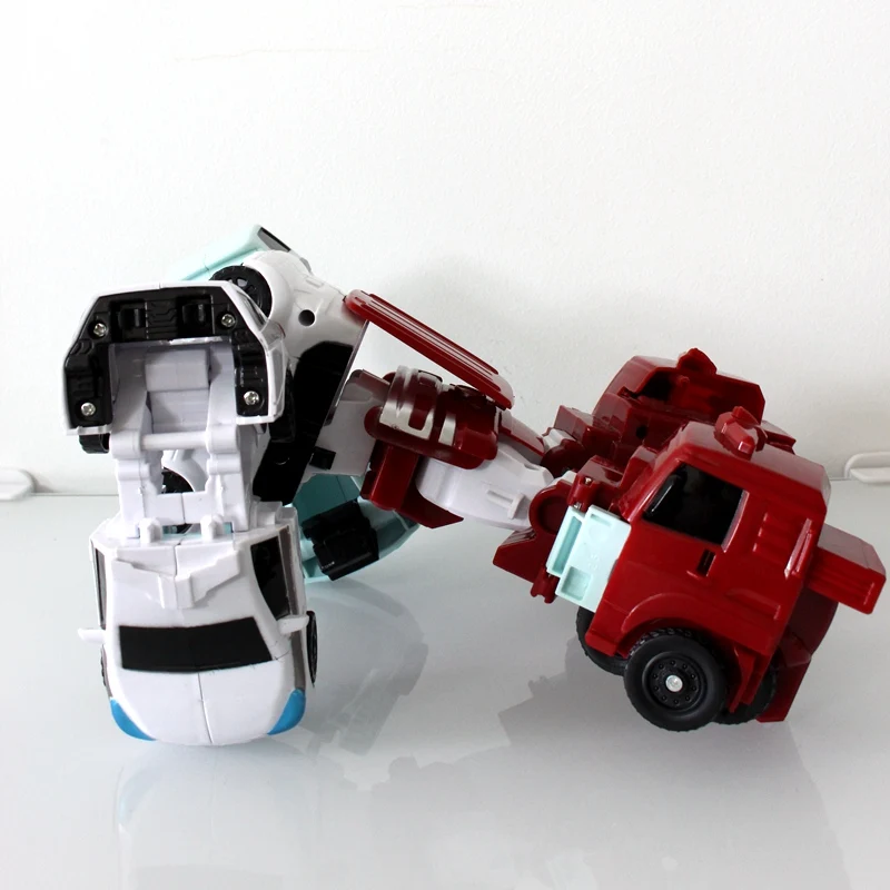 Tobot 4 в 1 робот-трансформер игрушки Аниме Tobot 4 машинки сливаются деформация большой белый робот в качестве подарка на день детей