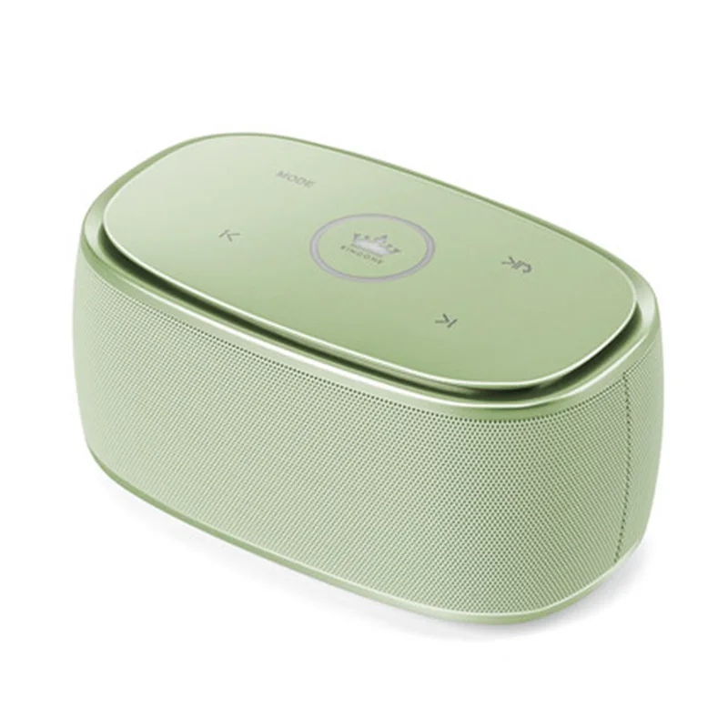 Green Новинка Kingone K5, беспроводной Bluetooth динамик, TWS, супер бас, громкий динамик, сенсорная клавиша, сабвуфер, без рук, Bluetooth 4,2, TF карта, AUX - Цвет: Green