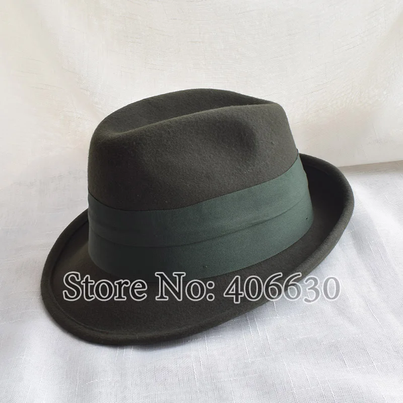 Winter Wool Felt Fedora Hats Men Chapeu Masculino Panama Jazz Trilby Caps Free Shipping SDDW007