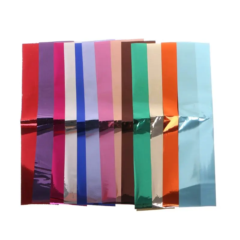 Фольга-слайдер для ногтей золотистая/серебристая 14 шт. | Красота и здоровье