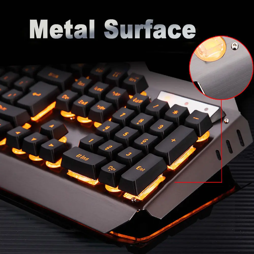 Проводная эргономичная Игровая Usb клавиатура и мышь M398 с