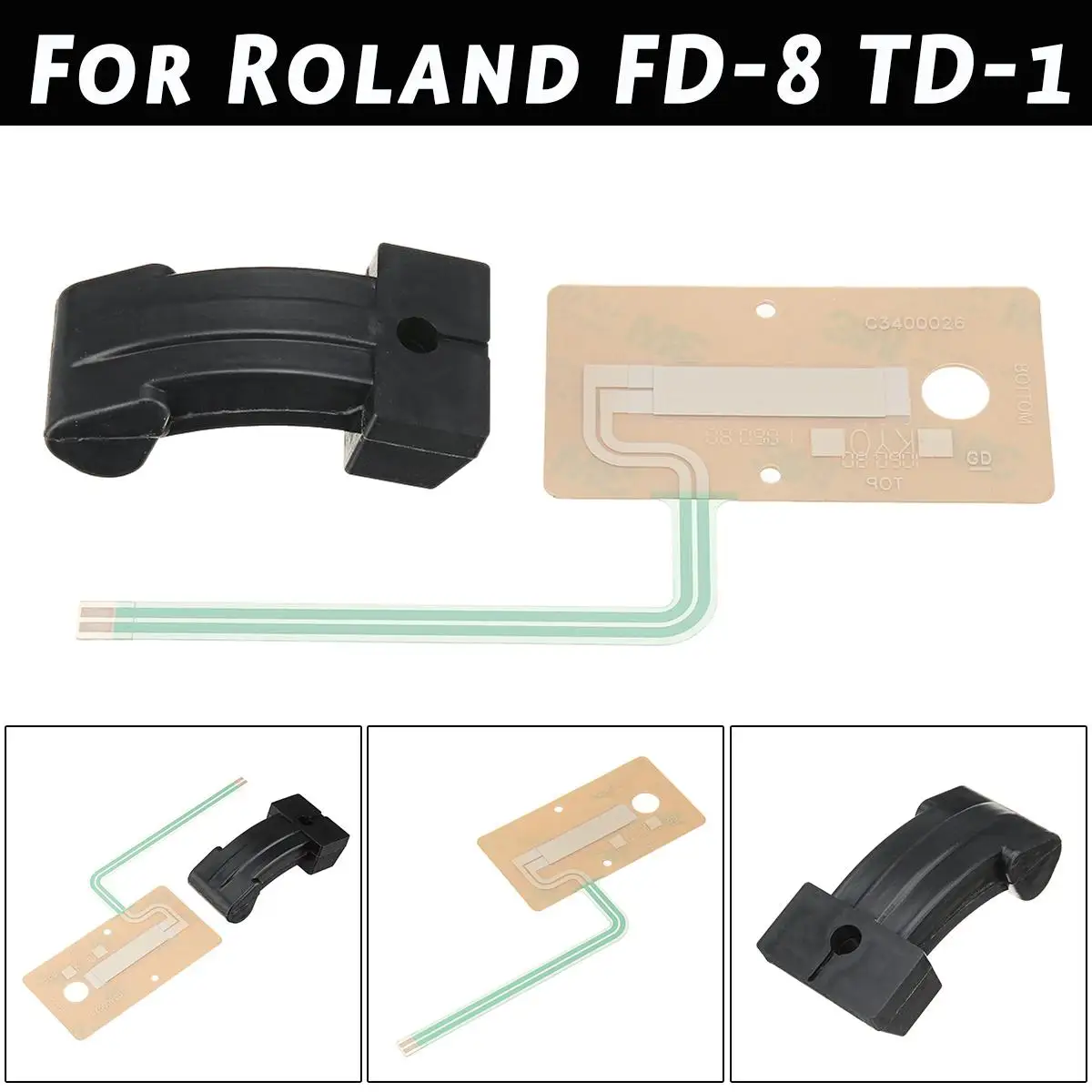 Лист датчик+ педаль резиновый привод подходит для Roland FD-8 TD-1 Hi Hat педаль резиновая часть барабаны аксессуары