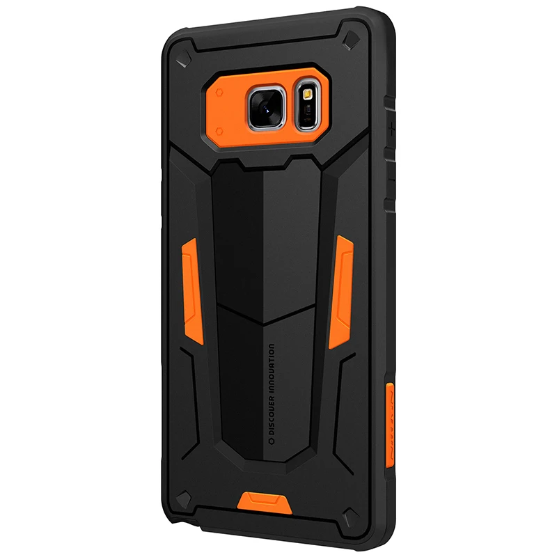 orange Противоударный чехол для samsung Galaxy Note 7 Note fe(Fan Edition) Nillkin Defender прочная Защита задняя крышка жесткие для телефона оболочка - Цвет: orange
