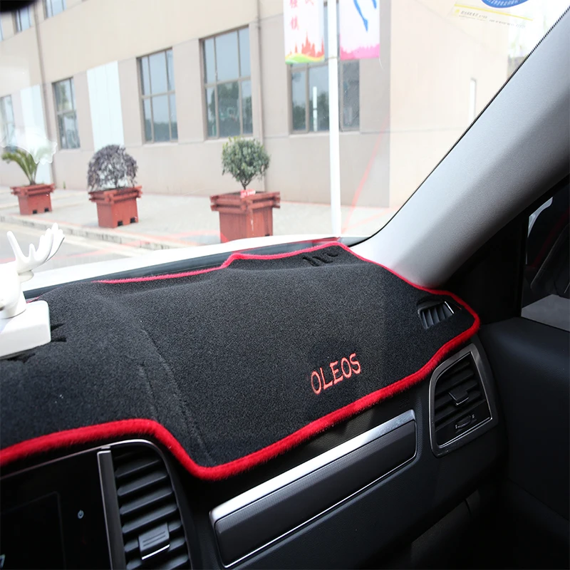 

Foal Burning Car Instrument Dashboard Avoid Light Pads Mat Cover For Renault Koleos for Samsung QM6 LHD 2017 2018 Accessories