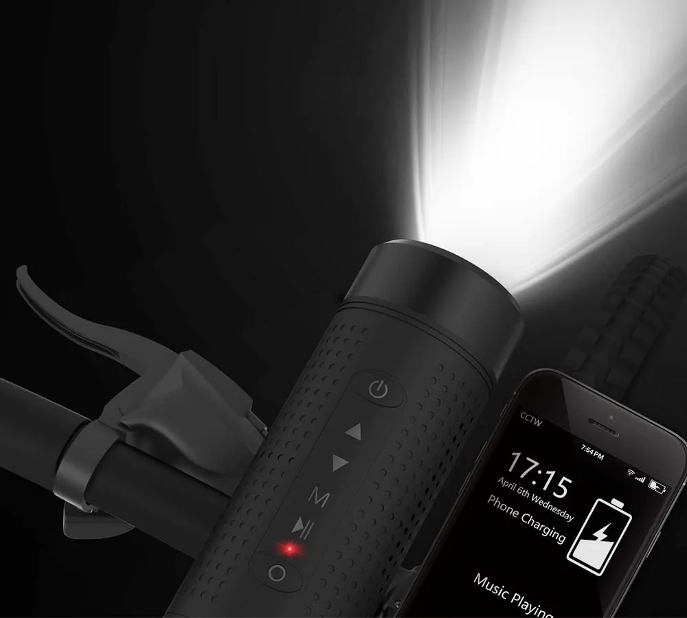 Jakcom OS2 открытый Bluetooth Динамик Водонепроницаемый 5200 мАч Мощность Bank велосипедов Портативный сабвуфер бас Динамик светодиодный свет+ крепление на руль