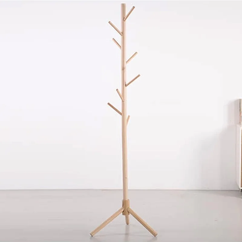 orignal wood color Современная красочная вешалка для пальто стойка для гостиной вешалка - Цвет: orignal wood color