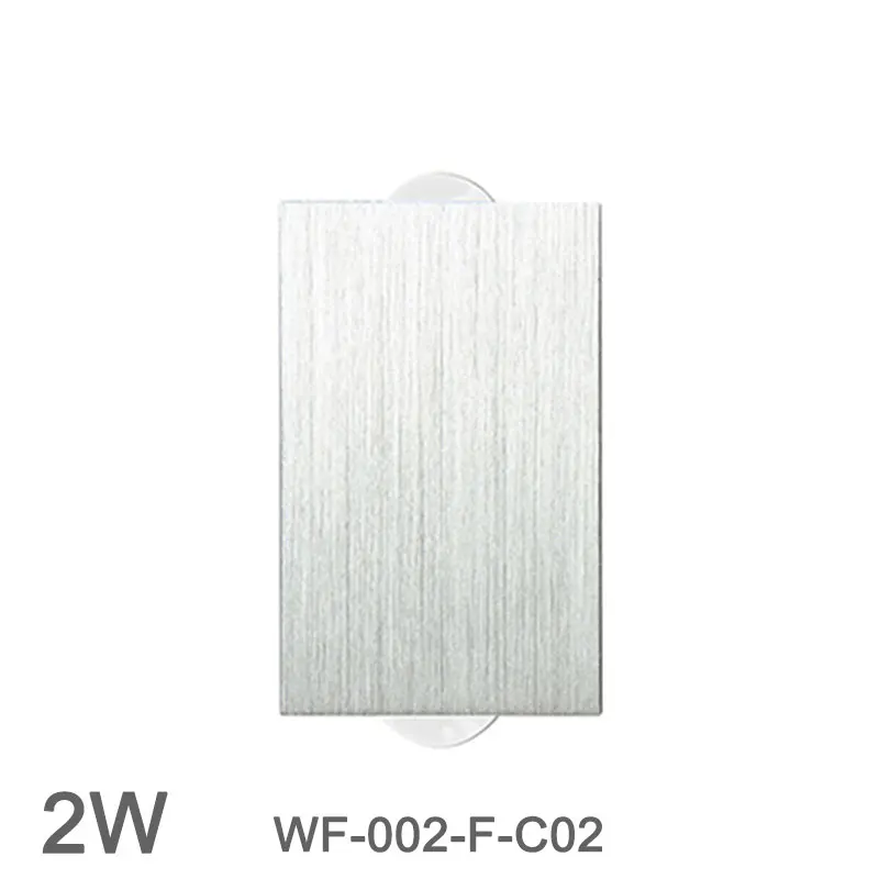 WF-002-F-C02 YooE домашние настенные лампы 2 Вт 3 Вт 4 Вт современный светодиодный настенный светильник для спальни, туалета, гостиной, настенный светильник для дома, прихожей, чердака, серебро - Цвет абажура: WF-002-F-C02