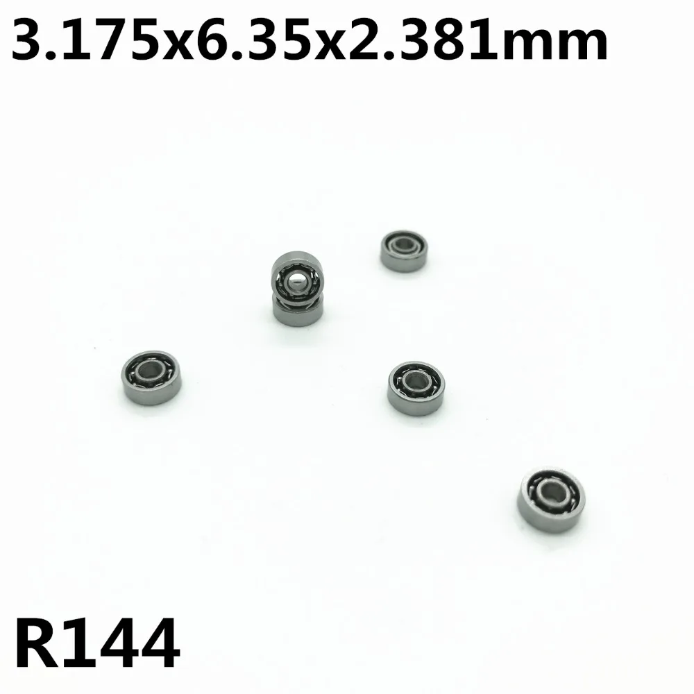 10 шт. R144 открытый SR144 3 175x6 35x2 381 мм радиальный шарикоподшипник Миниатюрный