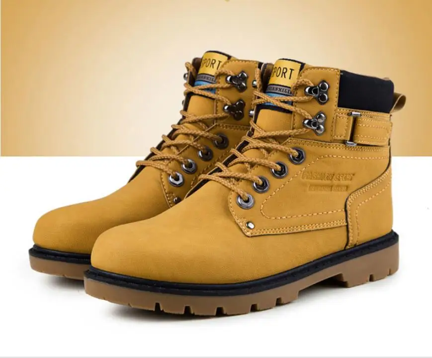 Новые модные кроссовки для мужчин Классическая обувь на шнуровке Высокий стиль