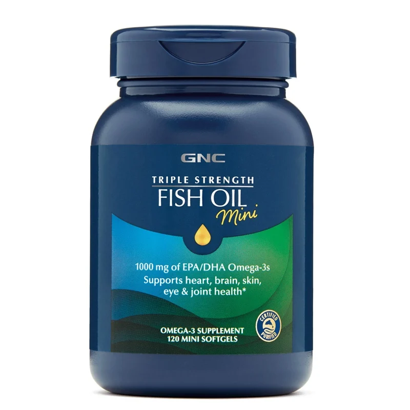 

fish oil 120 softgels 1000 mg of EPA/DHA Omega-3 supports heart,brain,skin,eye & joint health Free shipping