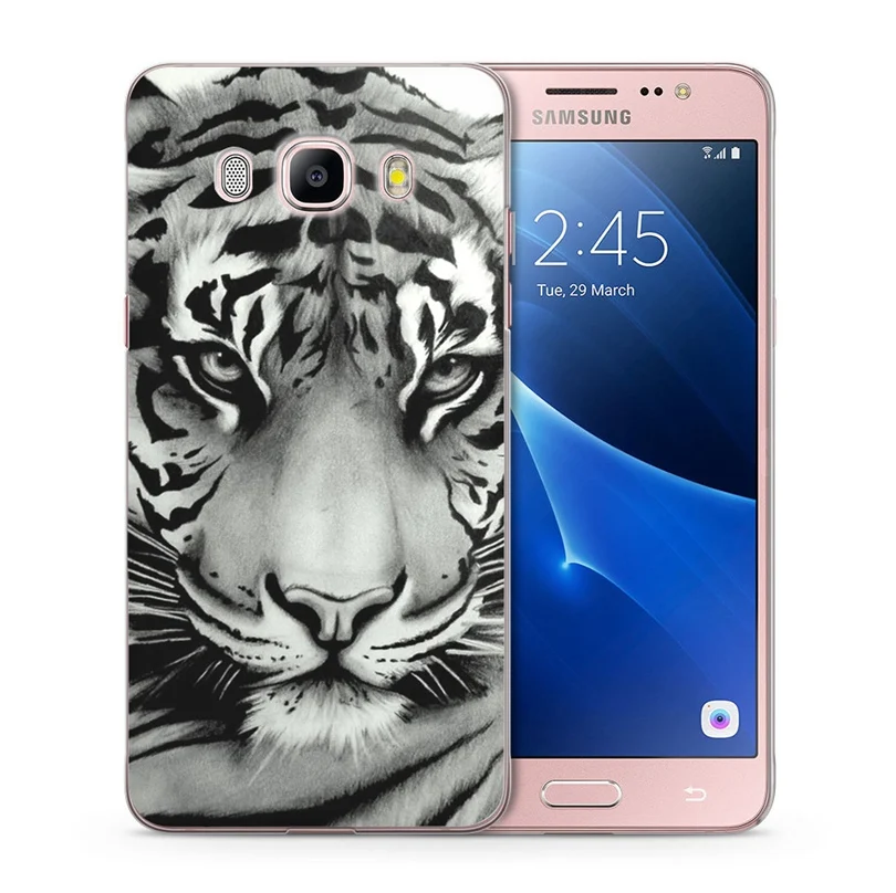 Для Samsung Galaxy A3 A5 2016 2015 2017 prime J1 J2 J3 J5 J7 G530H S8/plus Note 8 ТПУ Силиконовые животные тигр Лев