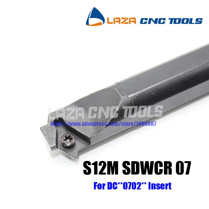 S12M-SDWCR07 S12M-SDWCL07 буровая Штанга Внутренний поворотный держатель SDWCR/L режущего