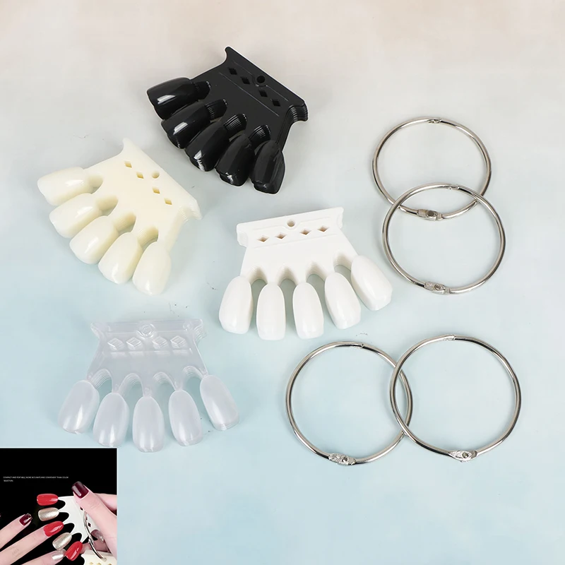 10 шт./компл. накладные пряди с креплением на кератиновых пластинах Корона ногтей