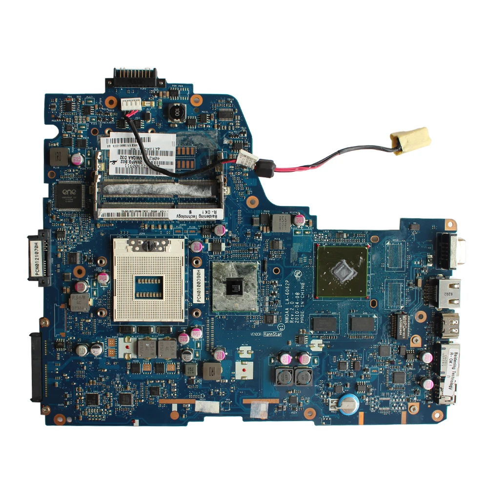 NWQAA LA-6062P для Toshiba Satellite A660 A665 Материнская плата ноутбука DDR3 HM55 LA-6062P REV2.0 K000105880 материнская плата тест