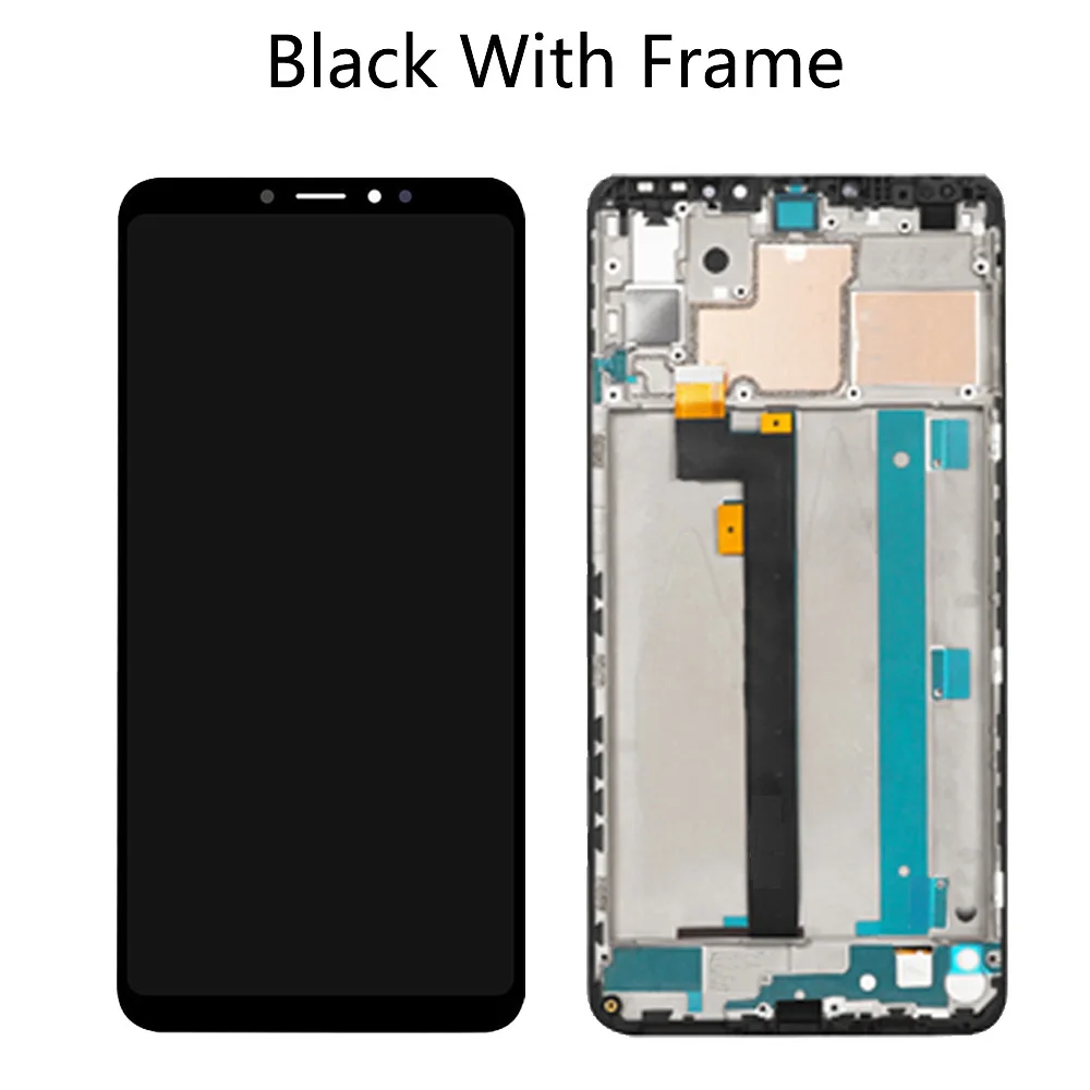 ЖК дисплей с рамкой для Xiaomi Mi Max 3 6 9 дюйма качество AAA сенсорный экран дигитайзер в