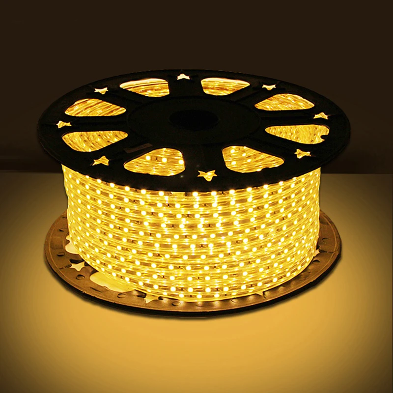 Guxen SMD5050 RGB Открытый 110 В/220 В IP65 Водонепроницаемый Светодиодные ленты 10 м-50 м 60