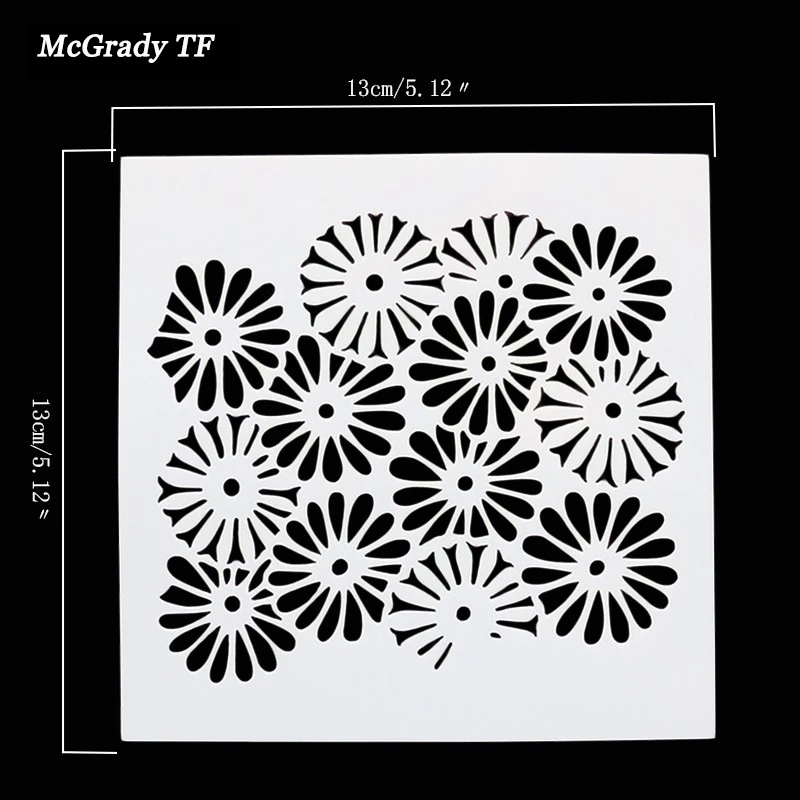 10 шт./пакет оптовая продажа цветочный узор с мельницей для торта печать трафарет